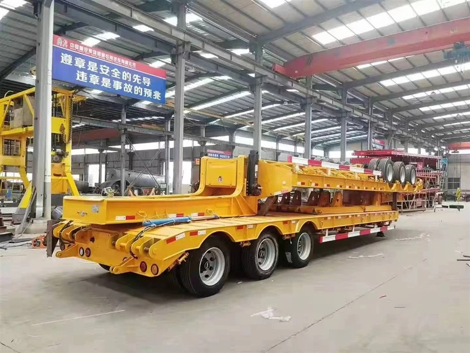 Lowboy Low Bed Semi Trailer